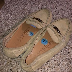 Ck suede Loafer doll shoes